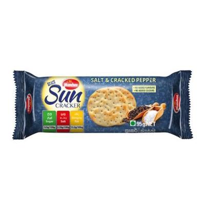 Sun Salt & Cracked Pepper Cracker Biscuit
