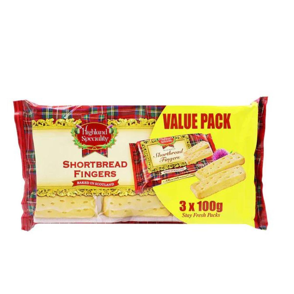 Baked Shortbread Fingers