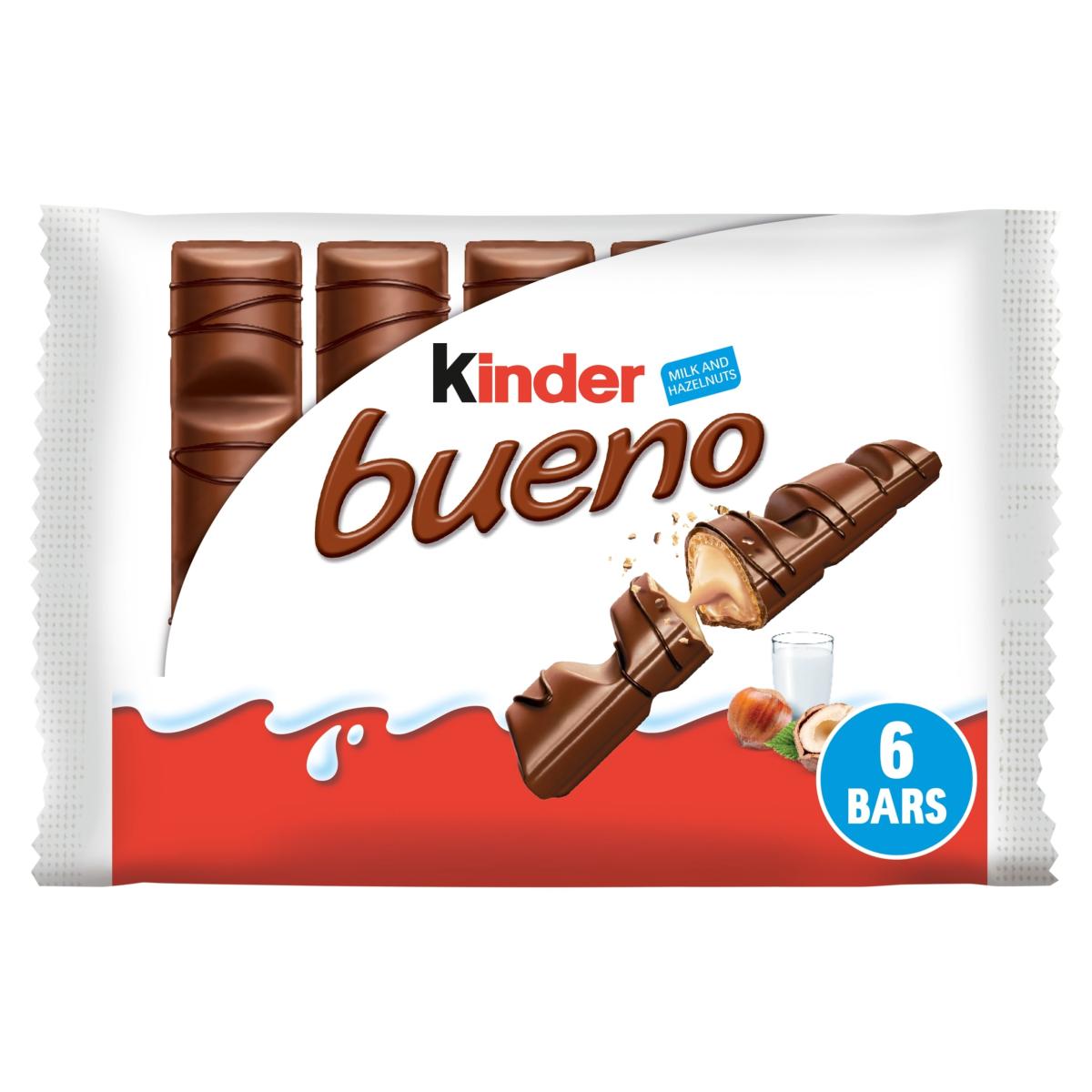 Bueno Milk & Hazelnut Chocolate Bars Multi-Pack
