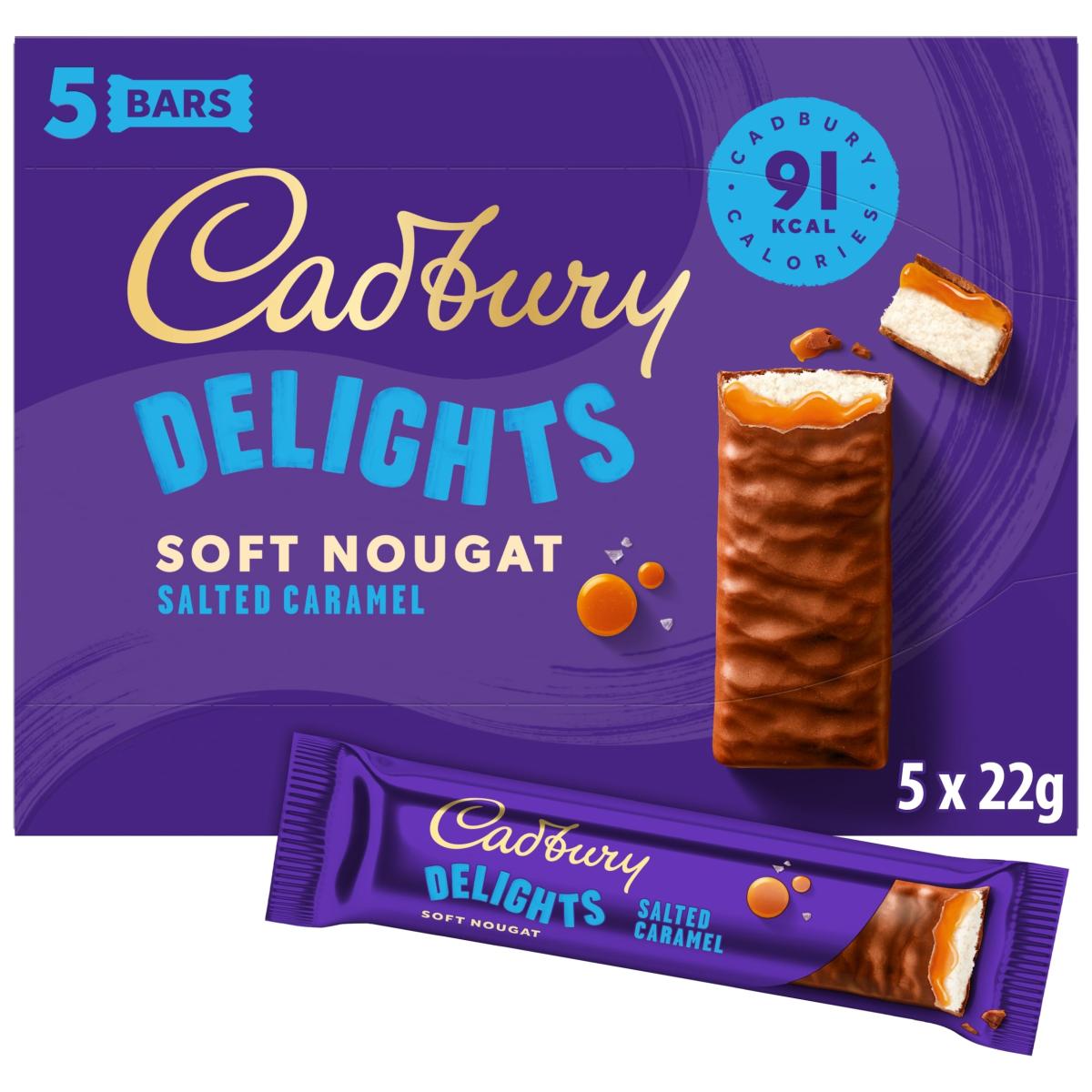 Delights Salted Caramel Chocolate Nougat Bar