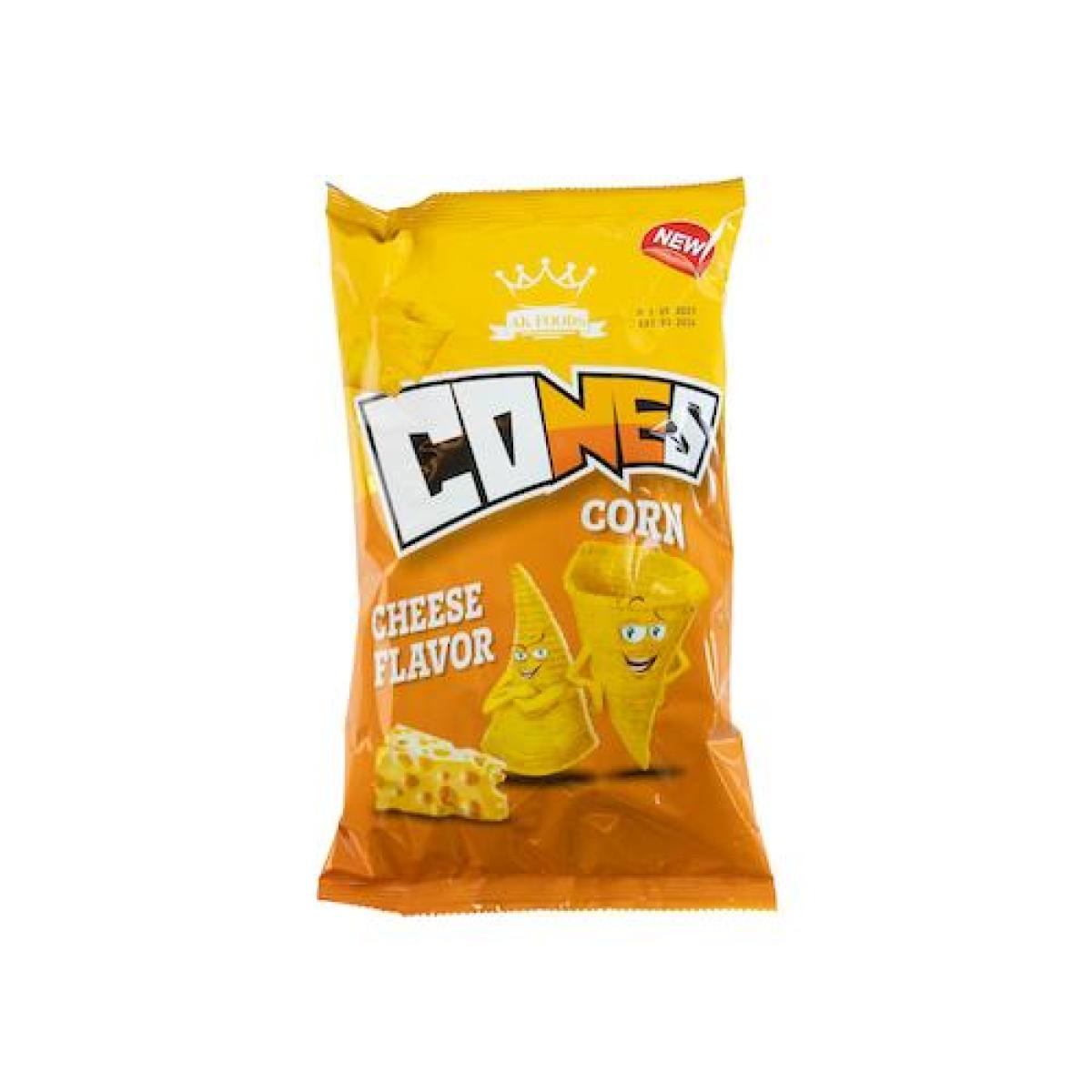 Cones Cheese Corn Based Snacks