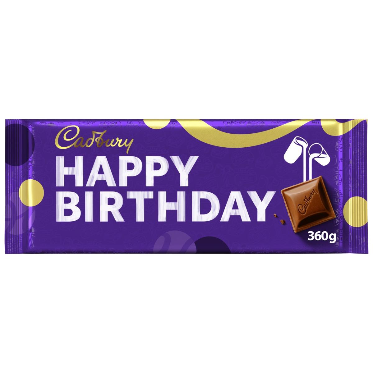 Happy Birthday Chocolate Bar