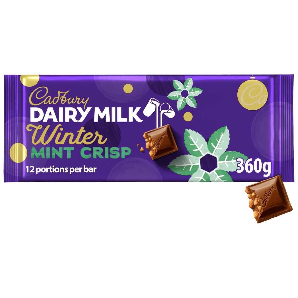 Winter Mint Crisp Chocolate Bar