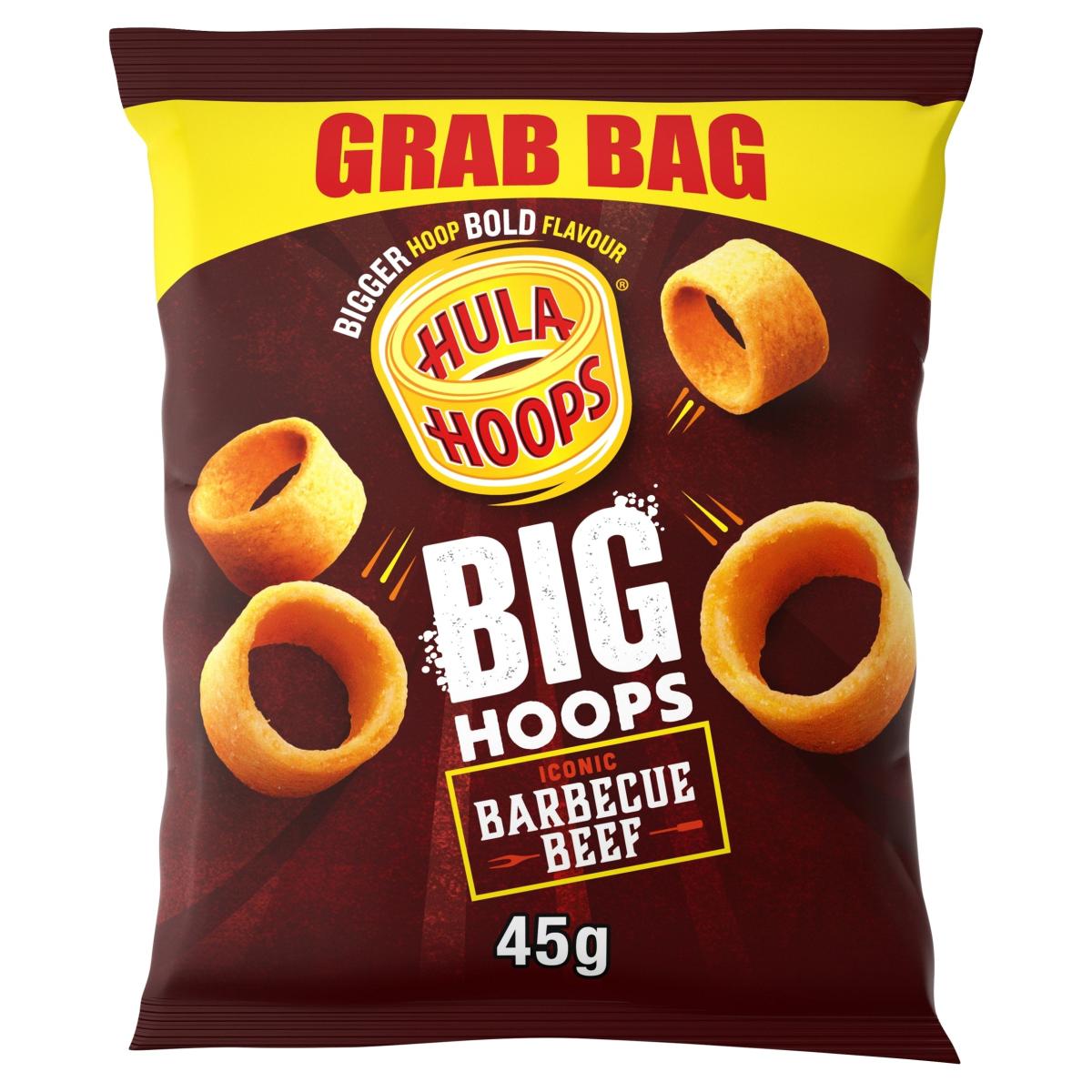 Big Hoops Crisps Barbecue Beef