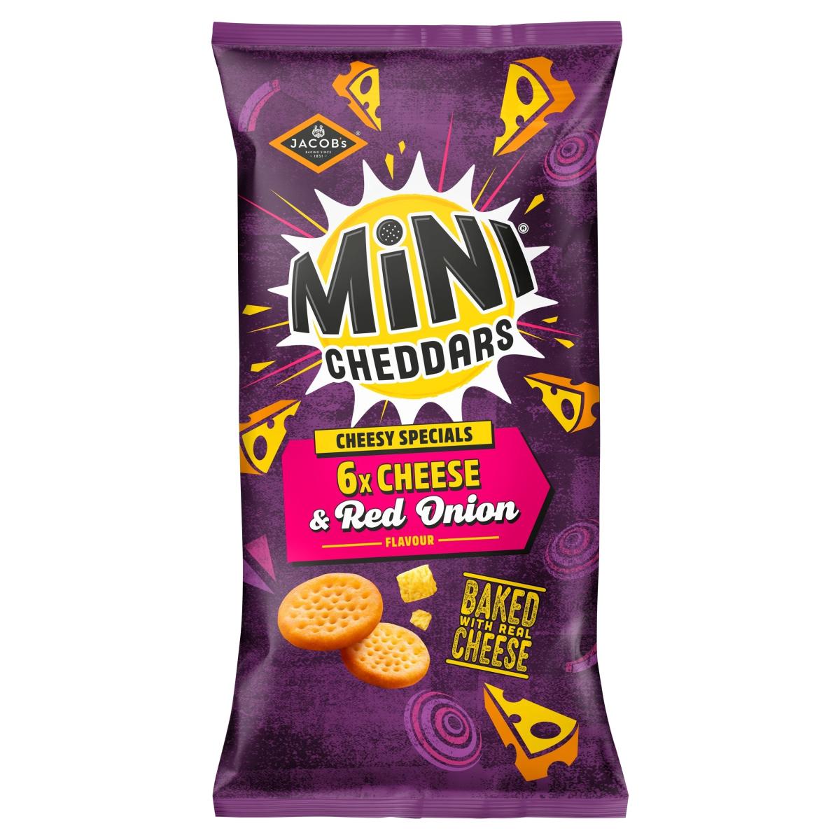 Mini Cheddars Cheese & Red Onion Flavour