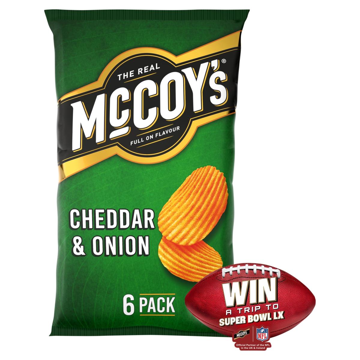 Cheddar & Onion Multi-Pack Crisps