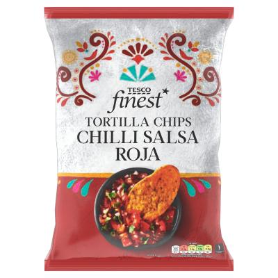 Finest Tortilla Chips Chilli Salsa Roja
