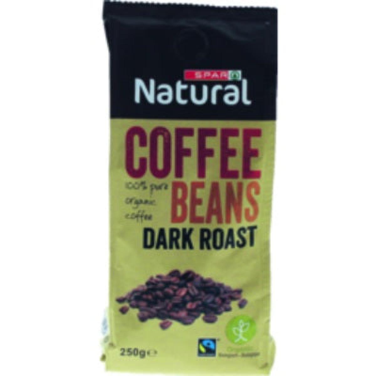 Natural Dark Roast Beans Coffee