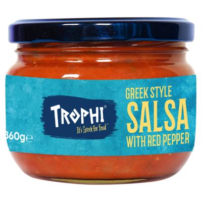 Greek Style Salsa With Red Pepper