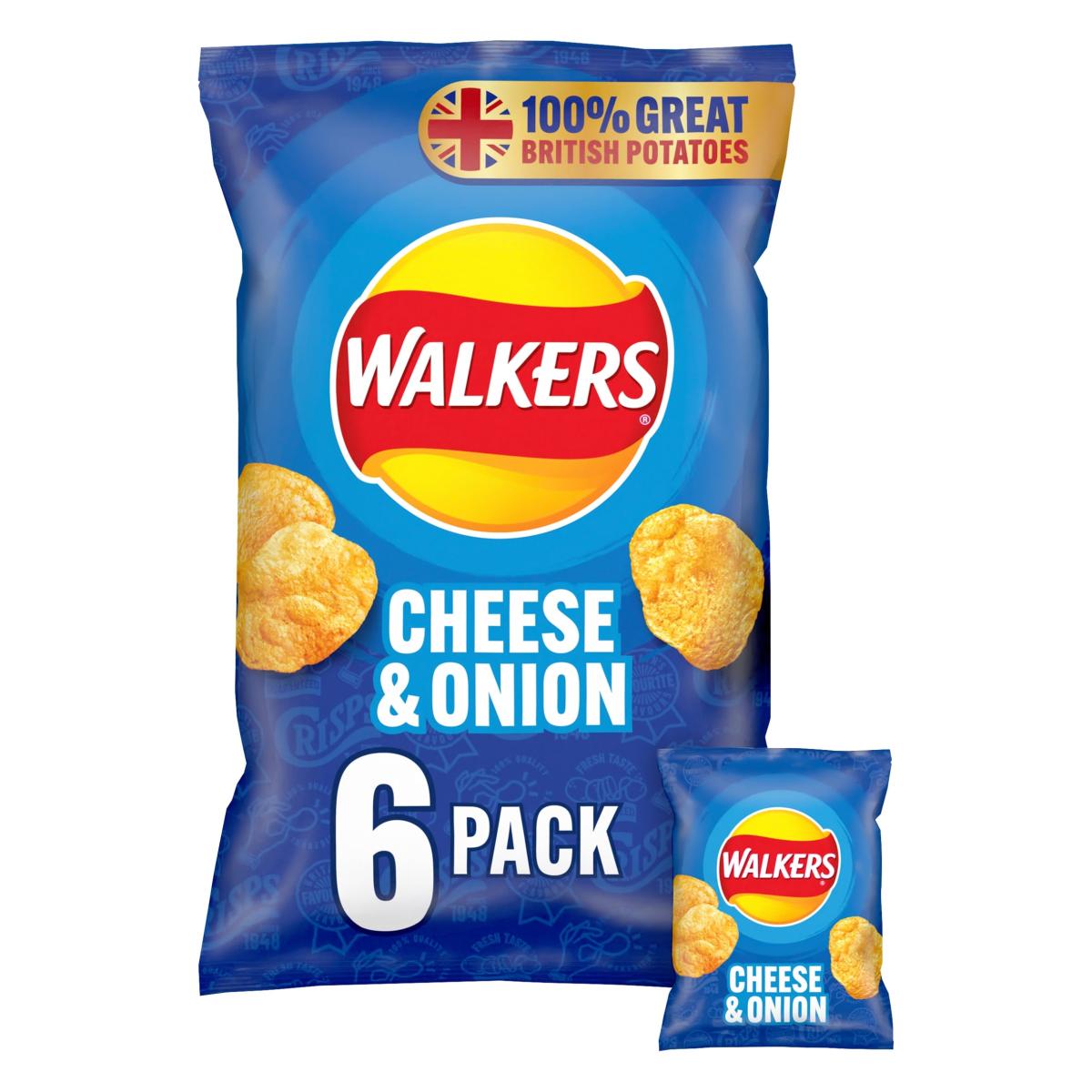 Cheese & Onion Multi-Pack Crisps