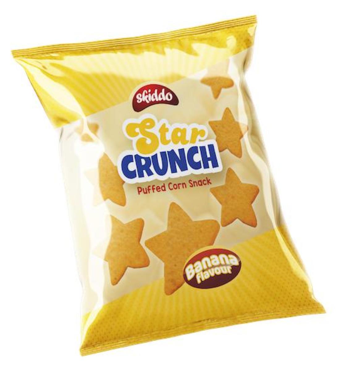 Star Crunch Puffed Corn Snack Banana