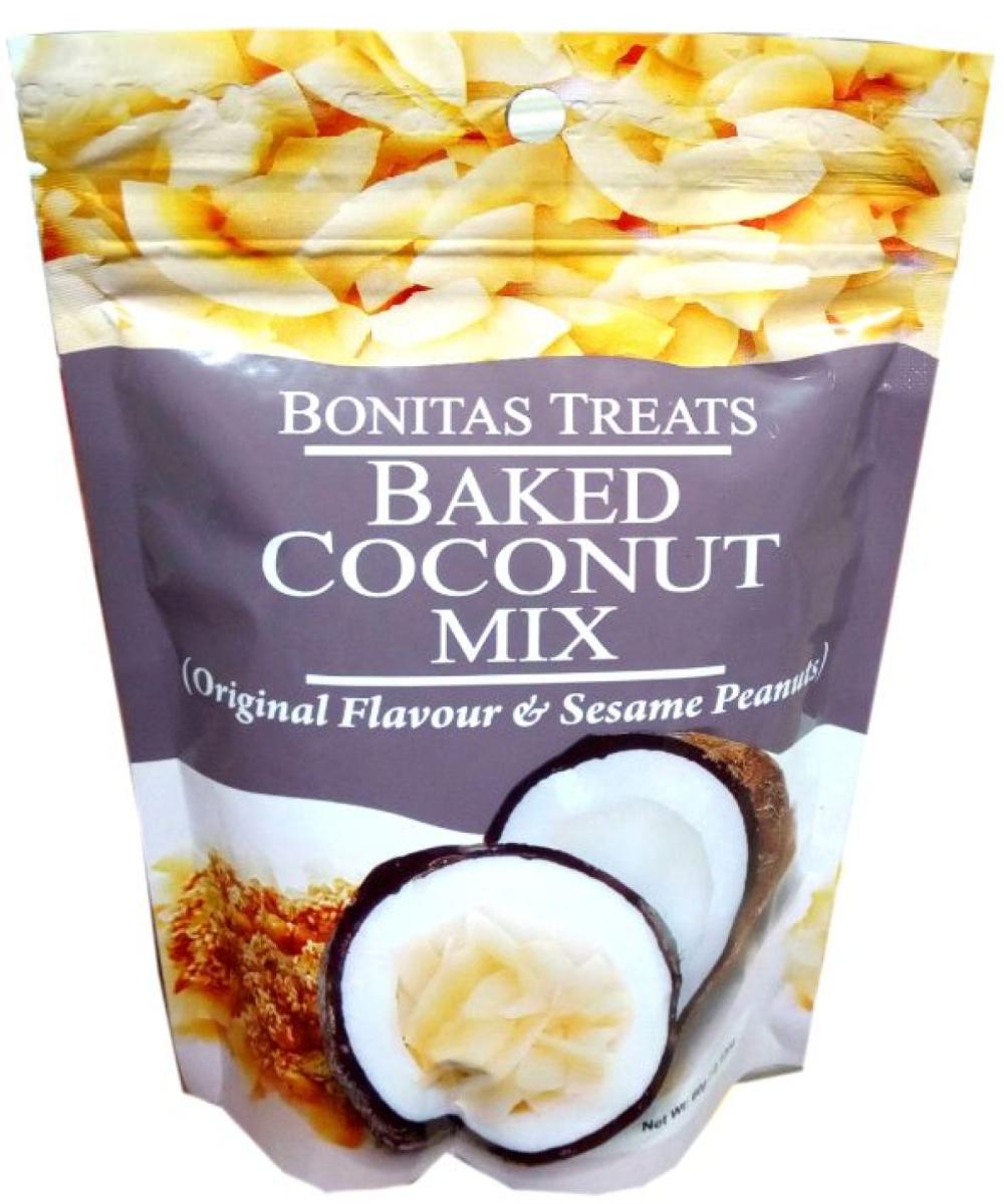 Baked Coconut Mix Original Flavour & Sesame Peanuts