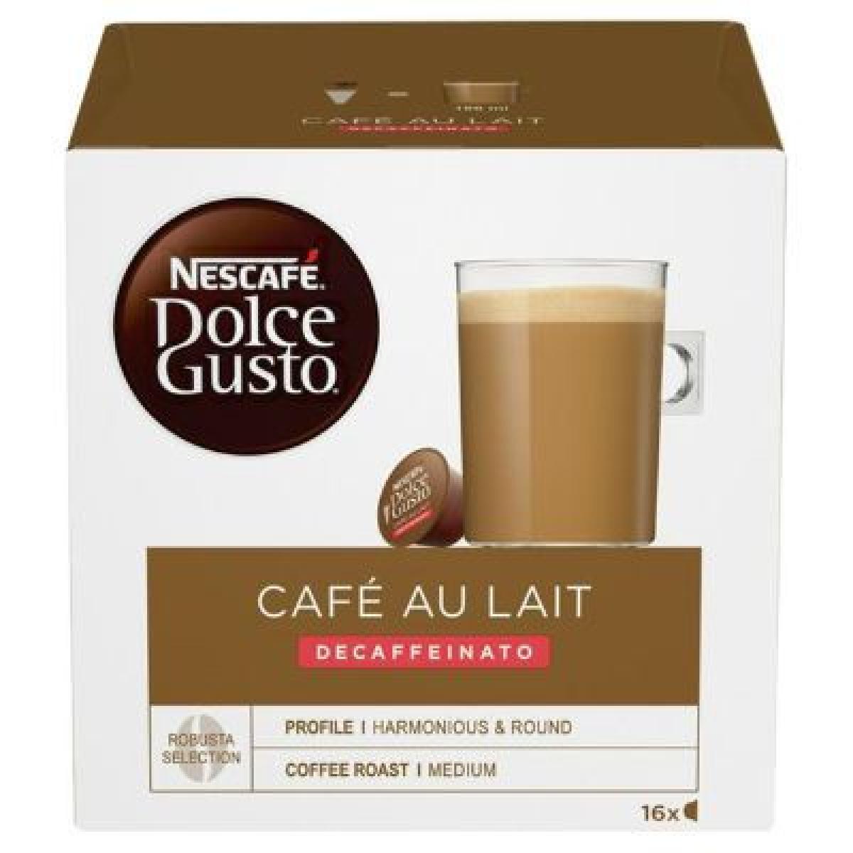 Dolce Gusto Cafe Au Lait Decaffeinated x16