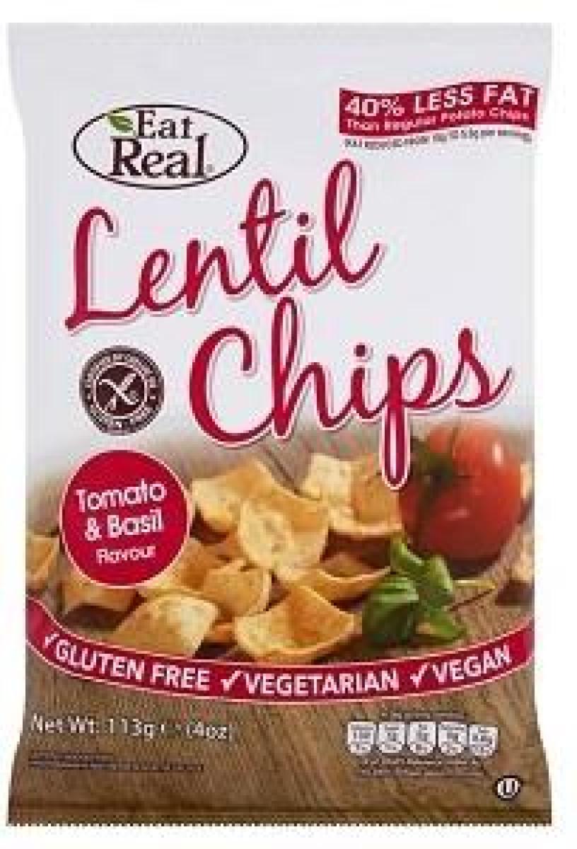 Lentil Chips Tomato & Basil