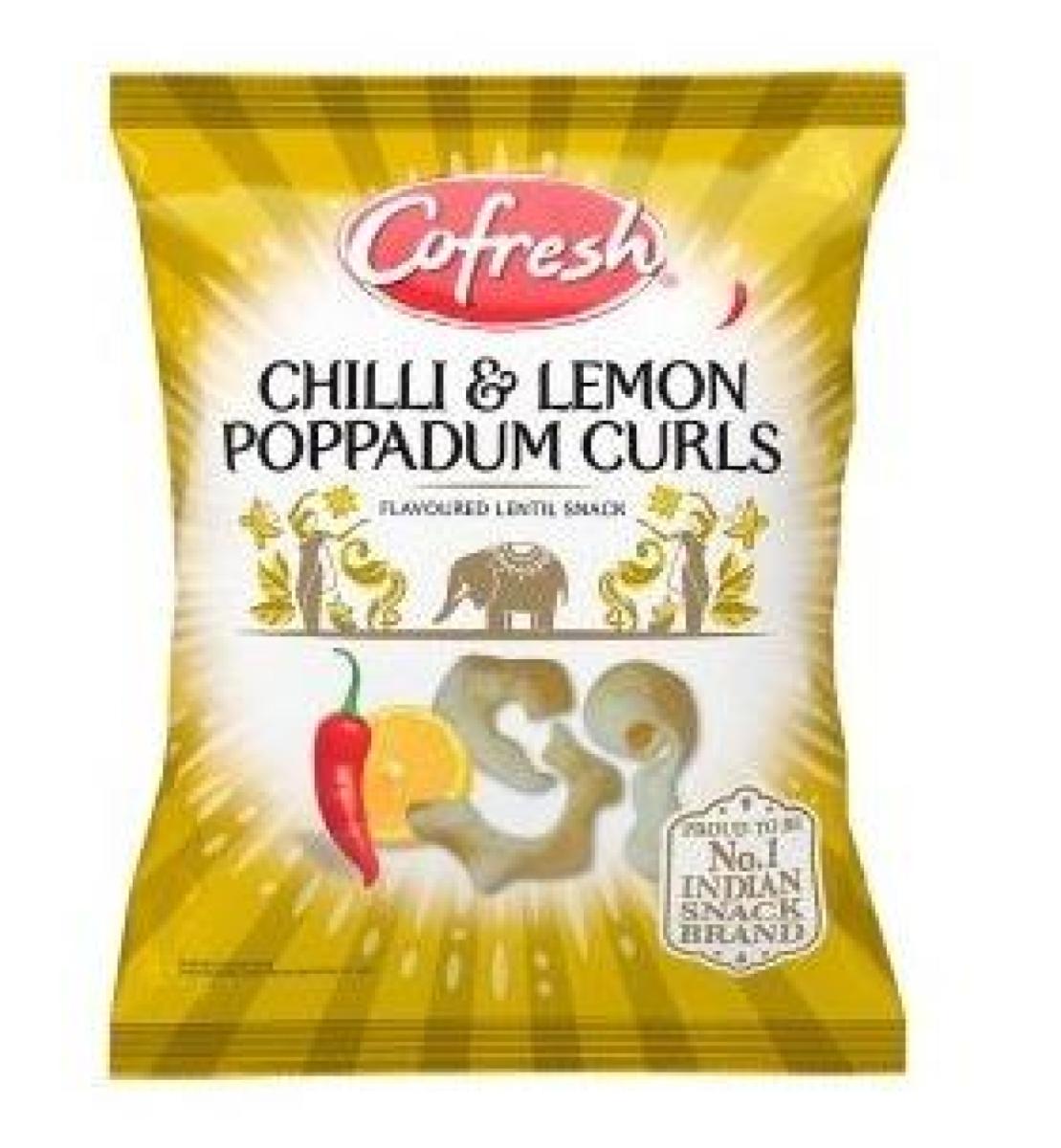 Poppadum Curls Chilli & Lemon