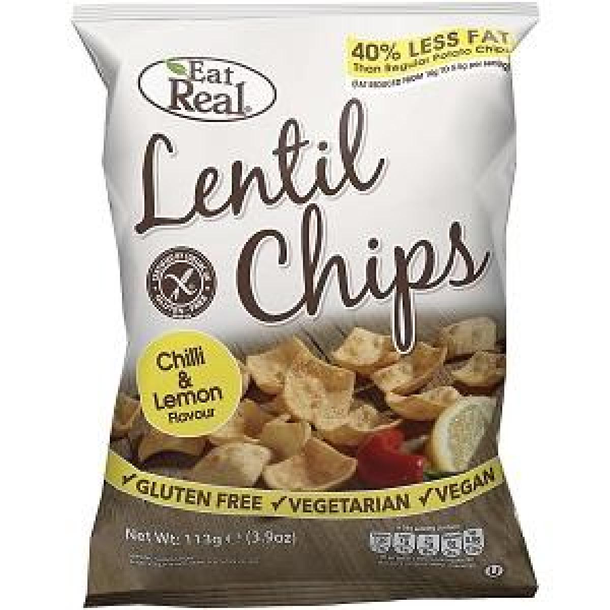 Lentil Chips Chilli & Lemon