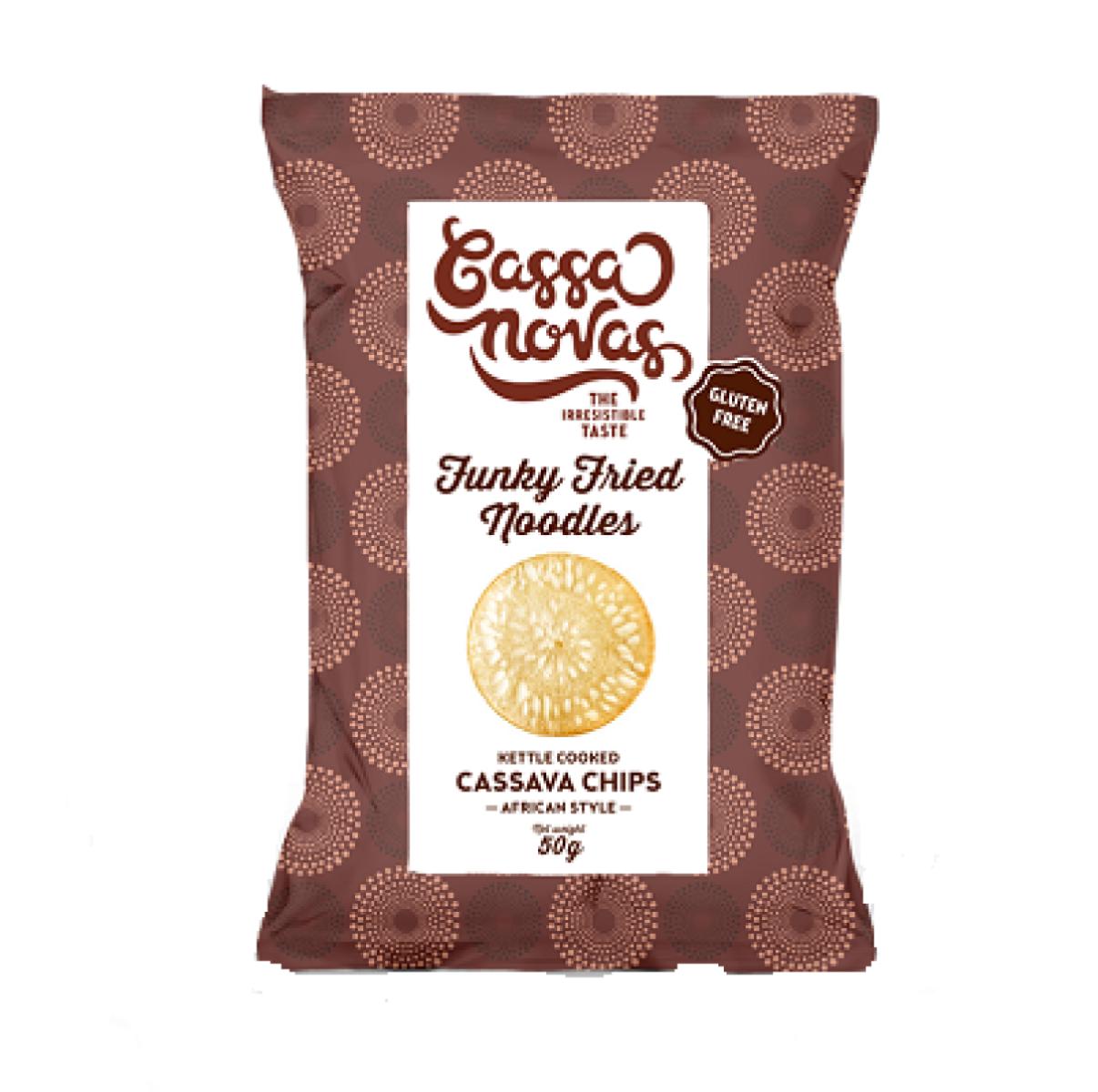 Cassa Novas Cassava Chips Funky Fried Noodles