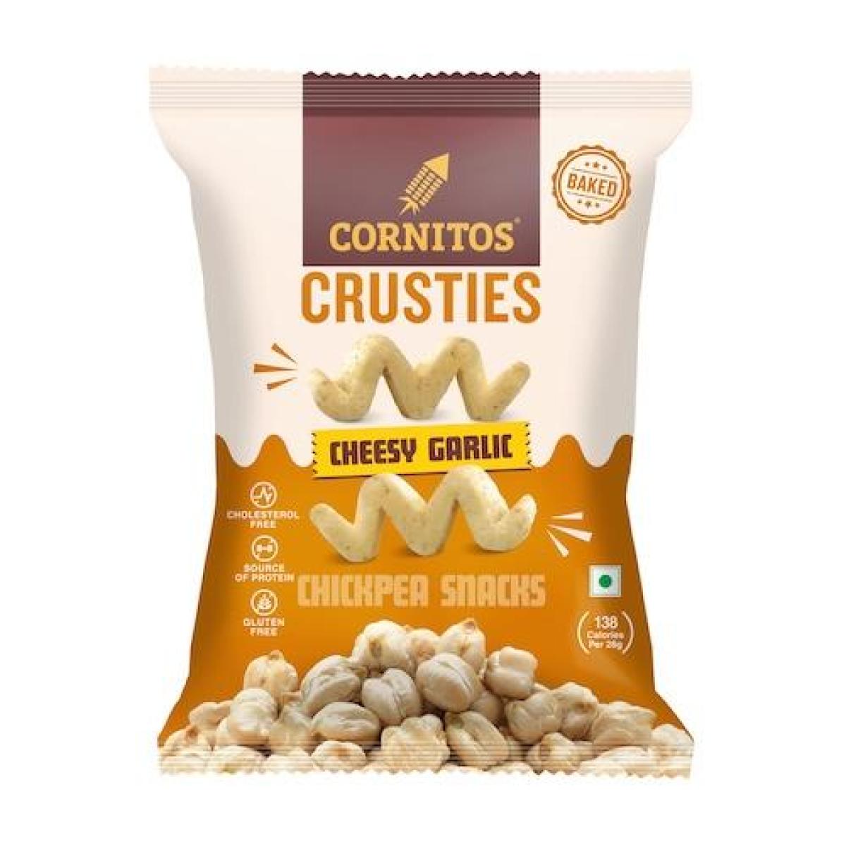 Crusties Cheesy Garlic Chickpea Snacks