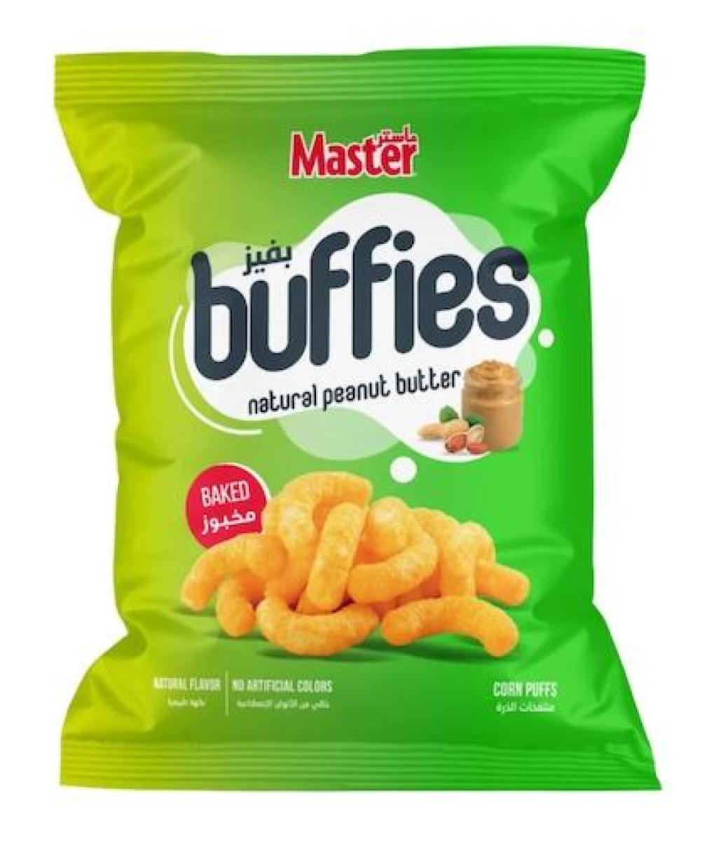 Buffies Natural Peanut Butter Baked Corn Puffs