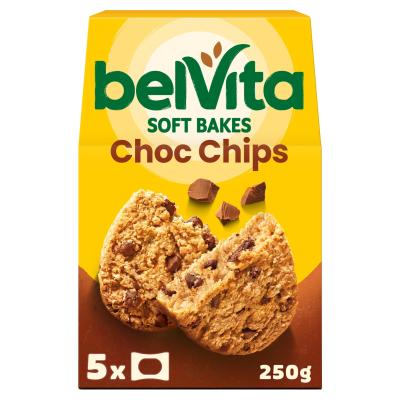 Breakfast Chocolate Chip Soft Bakes Cereal Snack Bars Pack
