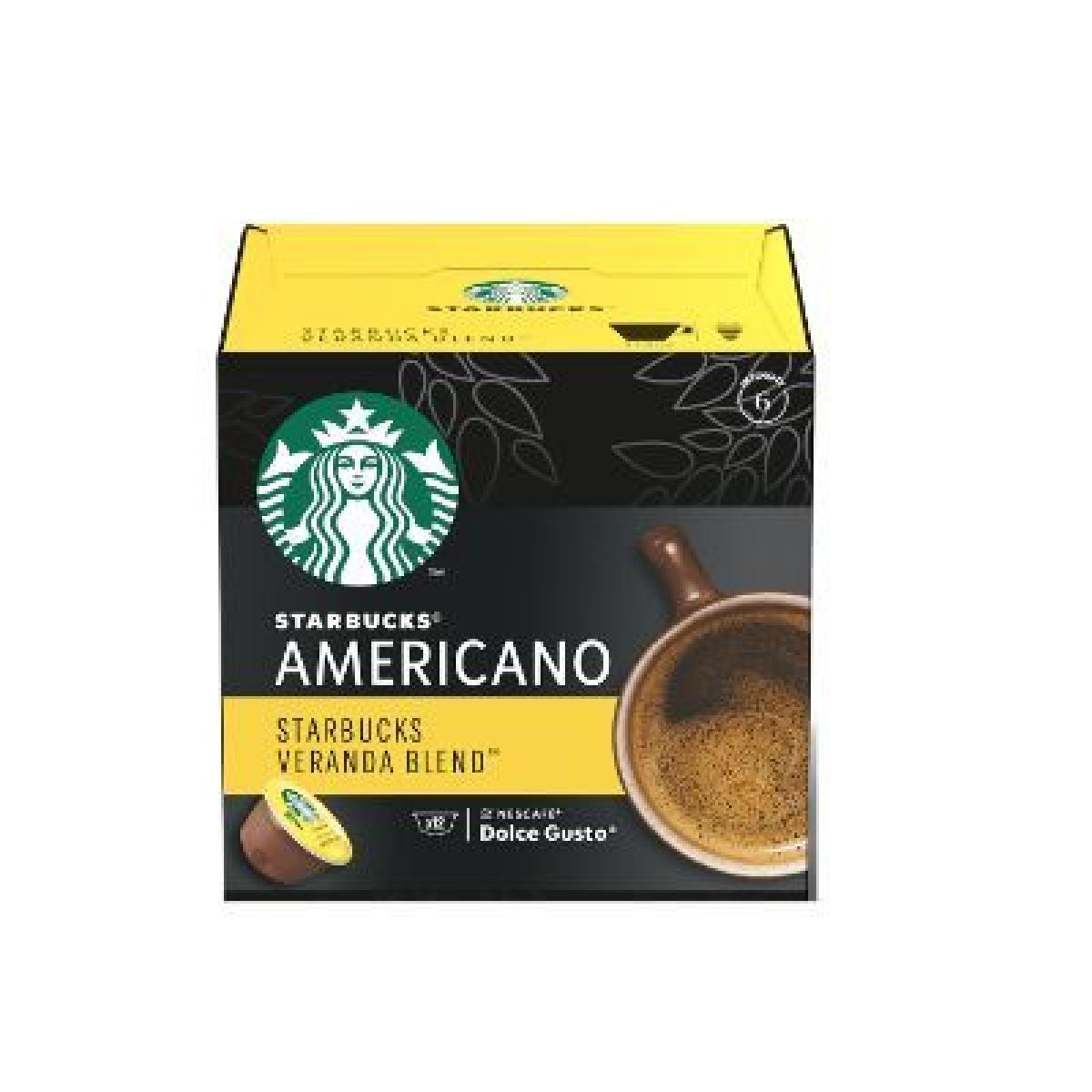 Americano Veranda Blend Compatible With Nescafe Dolce Gusto x6 Milk, x6 Coffee Capsules