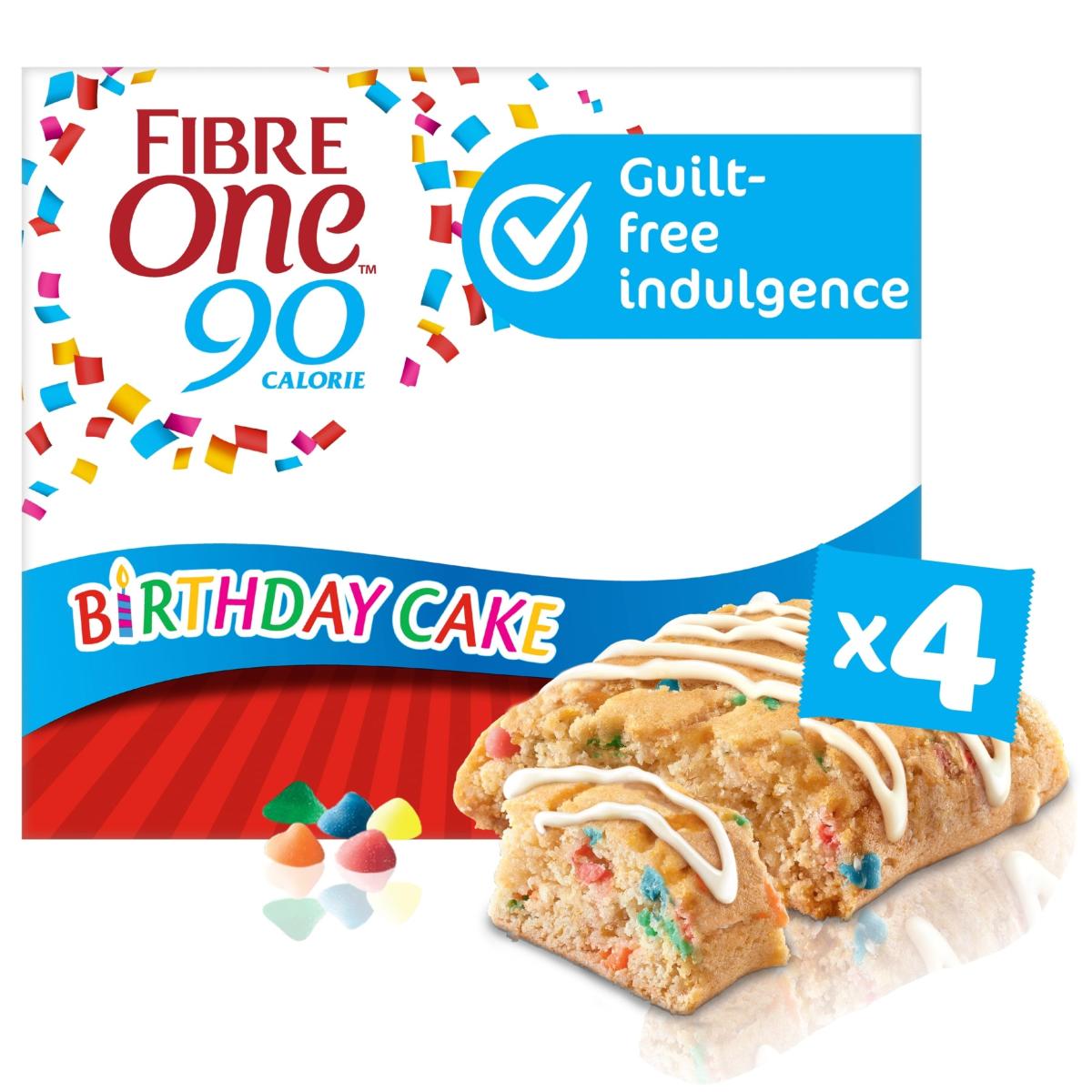 90 Calorie Birthday Cake Squares Snack Bars