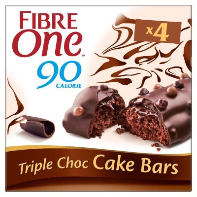 90 Calorie Triple Choc Cake Bars