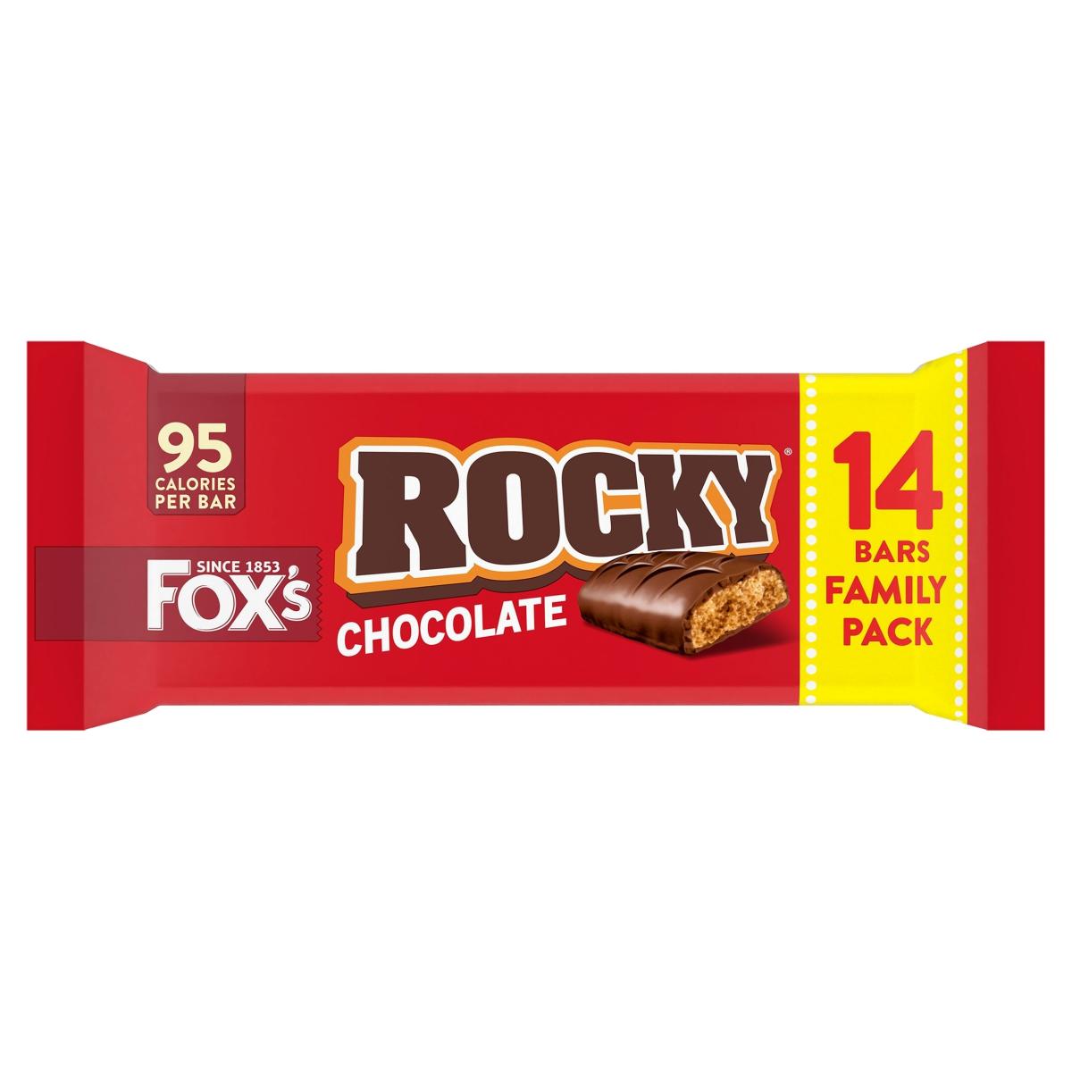 Rocky Milk Chocolate Biscuit Bars