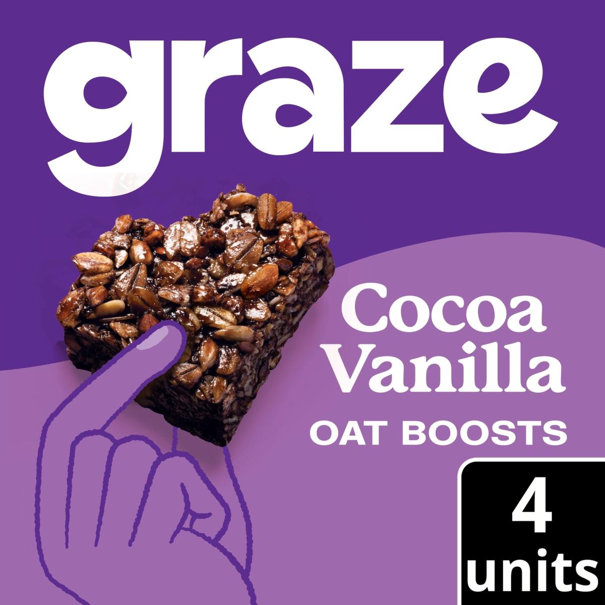 Cocoa Vanilla Oat Boosts Flapjack Snack