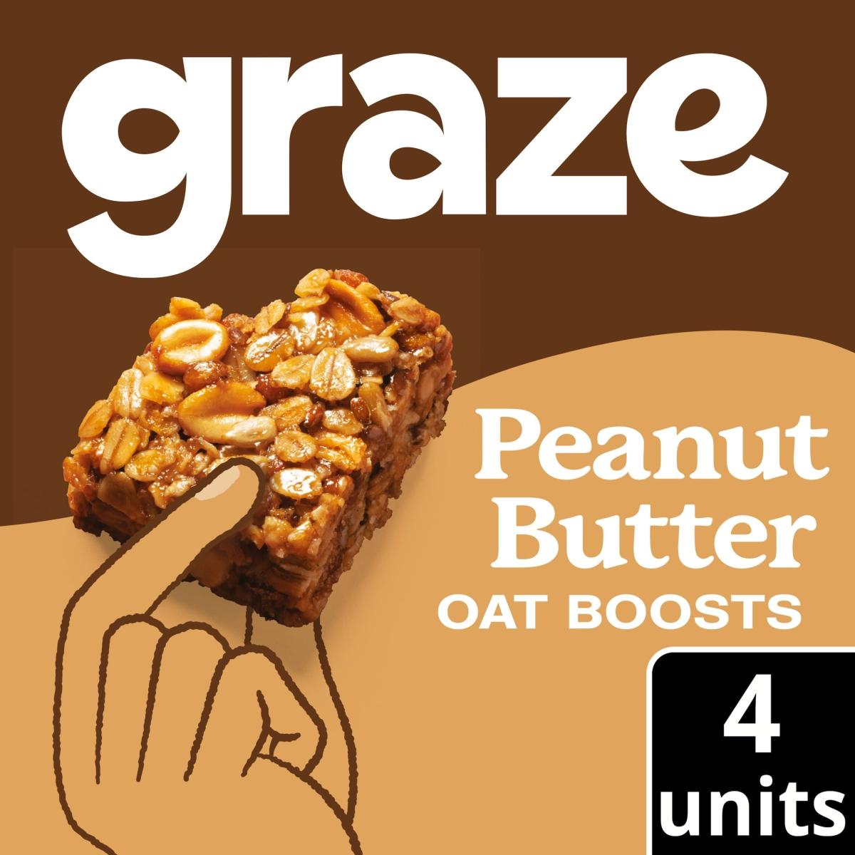 Peanut Butter Oat Boosts Flapjack Snack
