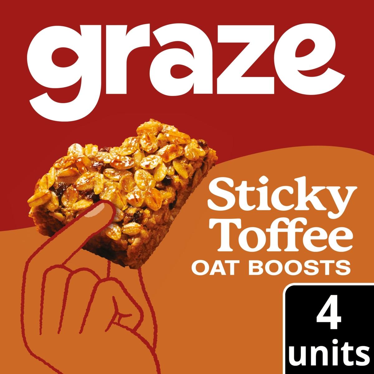 Sticky Toffee Oat Boosts Flapjack Snack