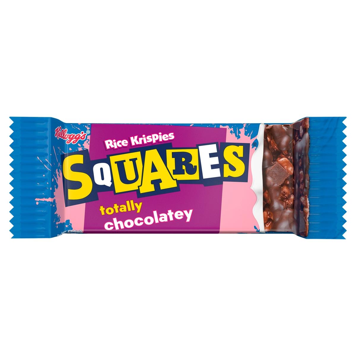 Rice Krispies Squares Cereal Bar Totally Chocolate Single