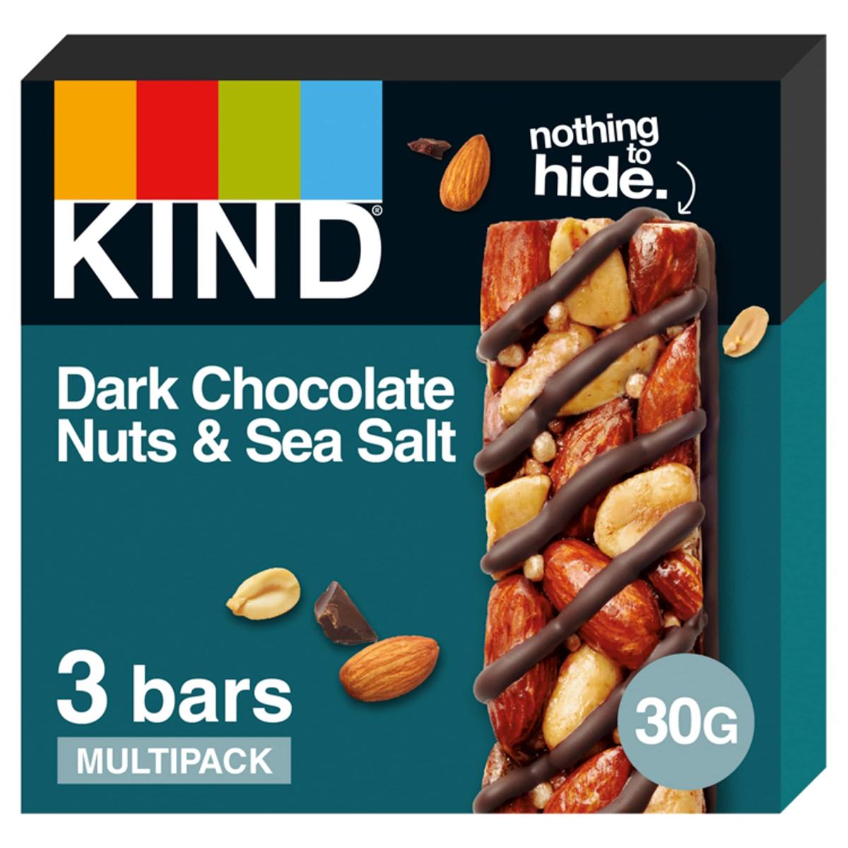 Dark Chocolate Nuts & Sea Salt Cereal Bars