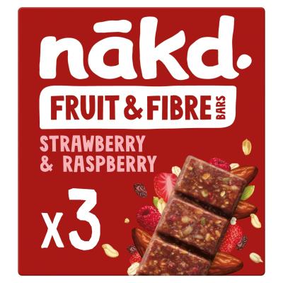 Fruit & Fibre Strawberry & Raspberry Bars