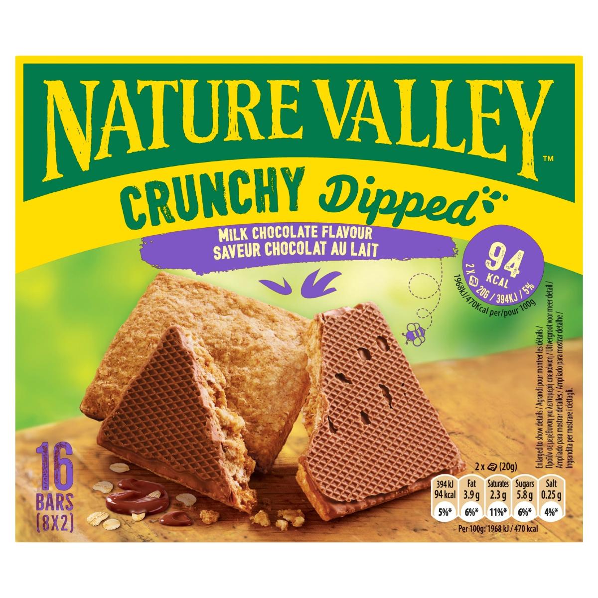 Crunchy Dipped With Chocolate Coating