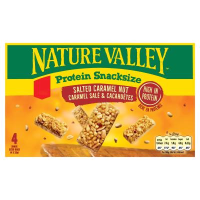 Protein Snacksize Bars Salted Caramel Nut