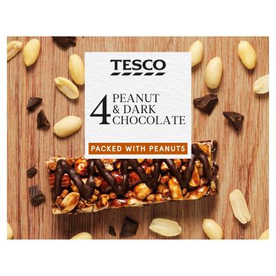 4 Peanut & Dark Chocolate Cereal Bars
