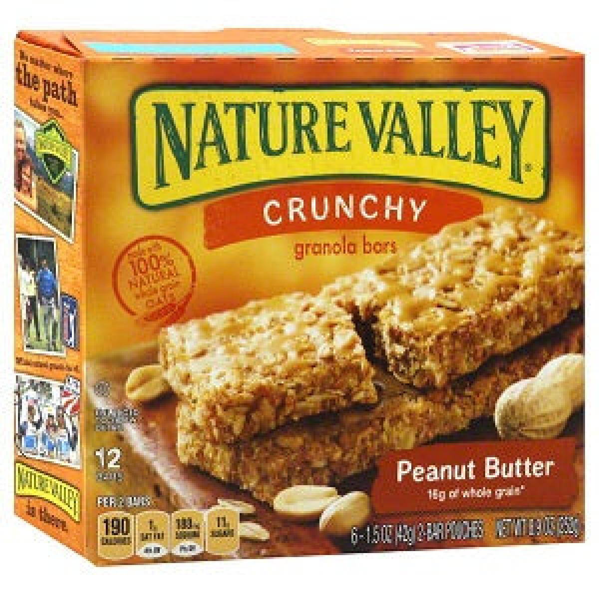 Crunchy Granola Bars Peanut Butter