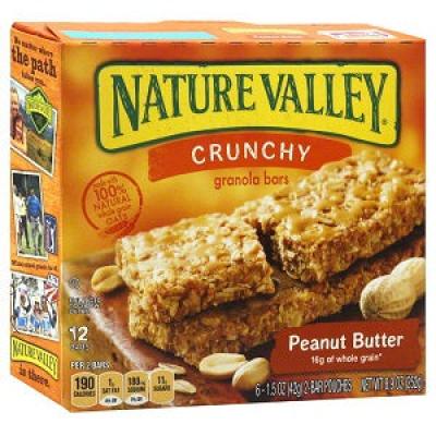 Crunchy Granola Bars Peanut Butter
