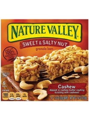 Granola Bars Sweet & Salty Cashew Nut