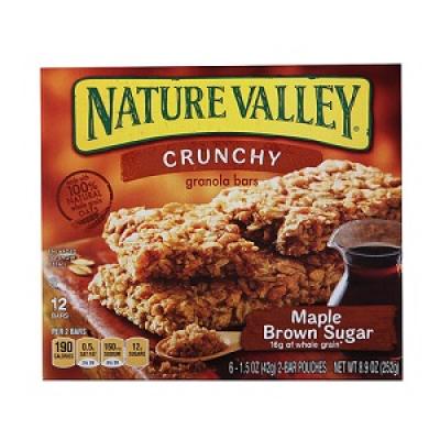 Crunchy Granola Bars Maple Brown Sugar