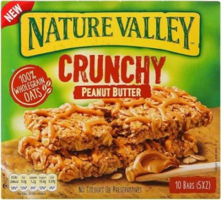 Crunchy Granola Bars Oats & Peanut Butter