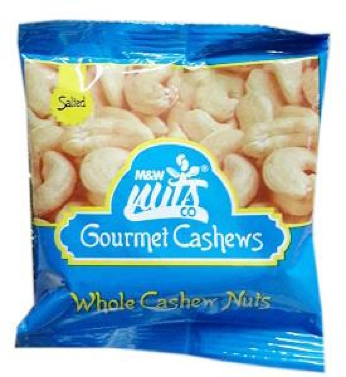 Gourmet Whole Cashew Nuts Salted Sachet