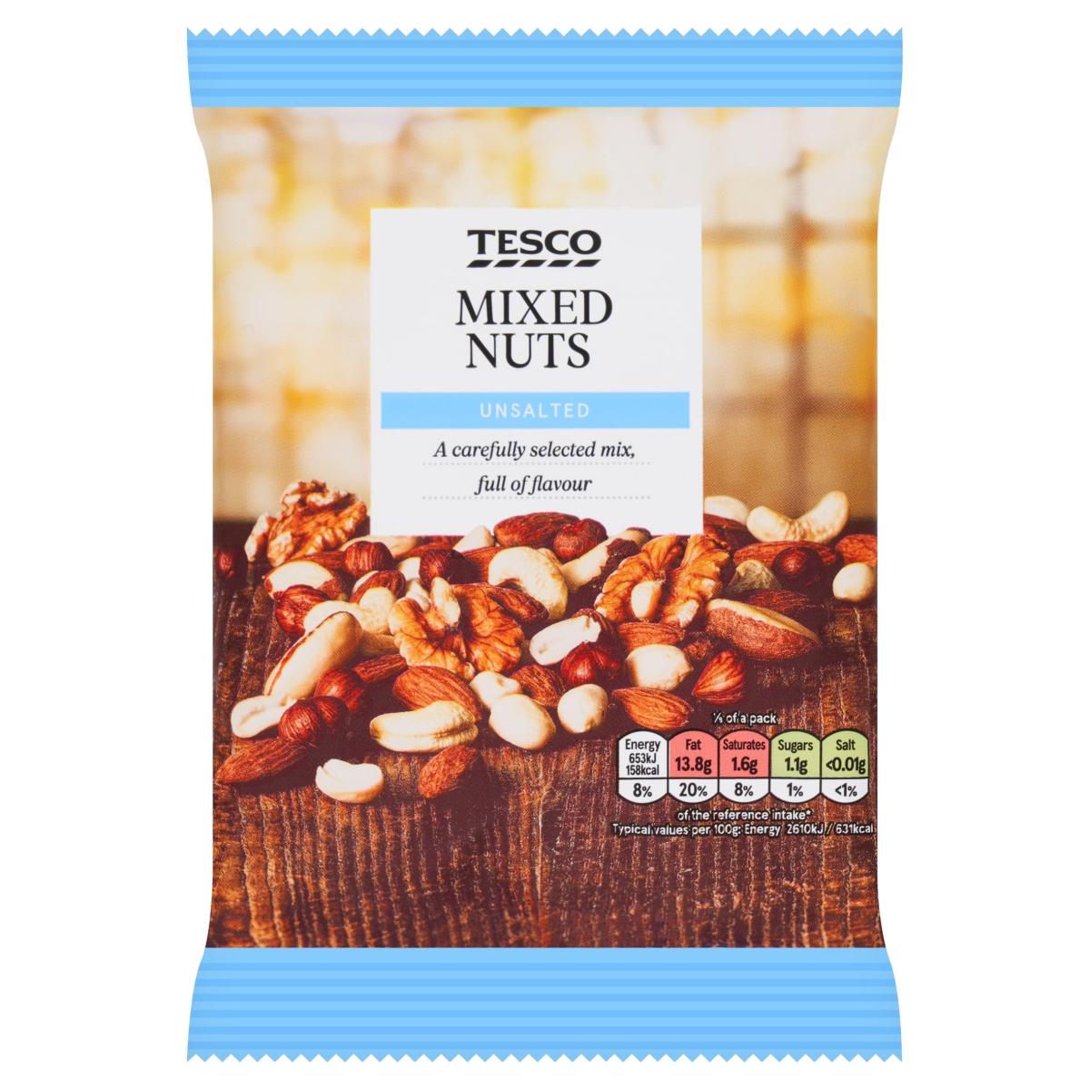 Unsalted Mixed Nuts Snacks