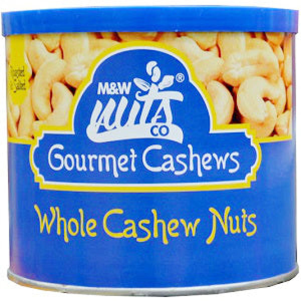 Gourmet Whole Cashew Nuts Roasted & Salted Tin