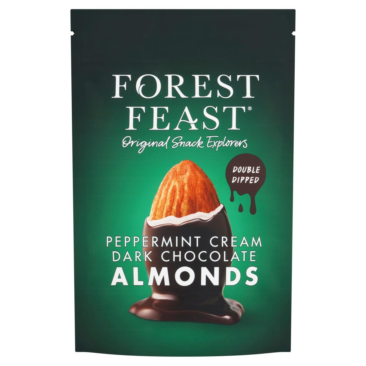 Peppermint Cream Dark Chocolate Almonds