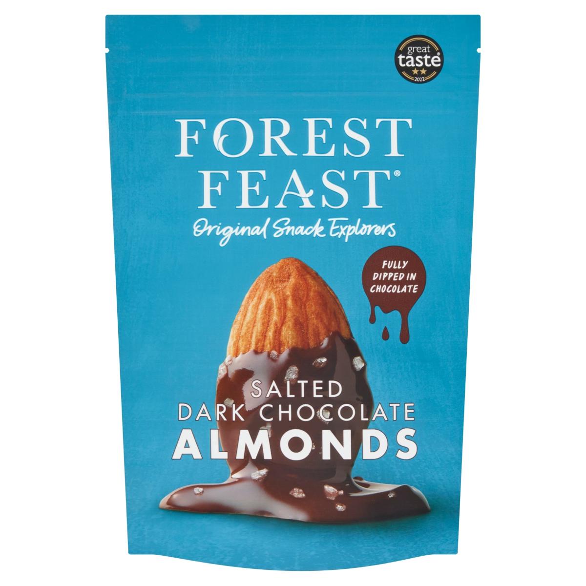 Salted Dark Chocolate Almonds