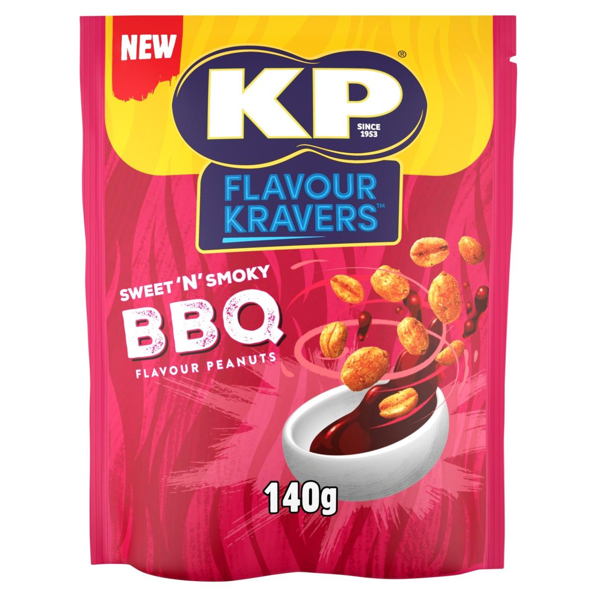 Flavour Kravers Peanuts Sweet 'N' Smoky BBQ