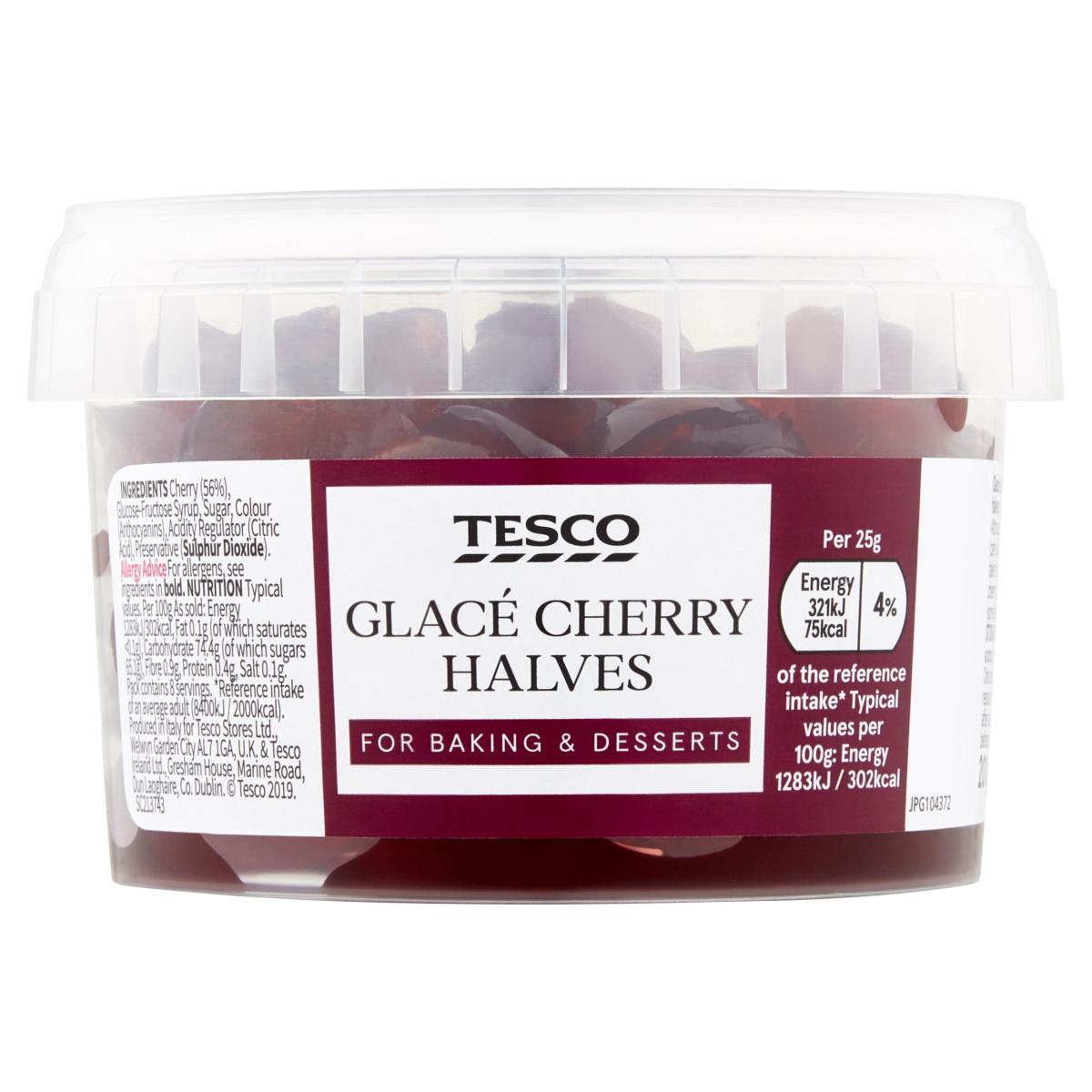 Glace Cherry Halves