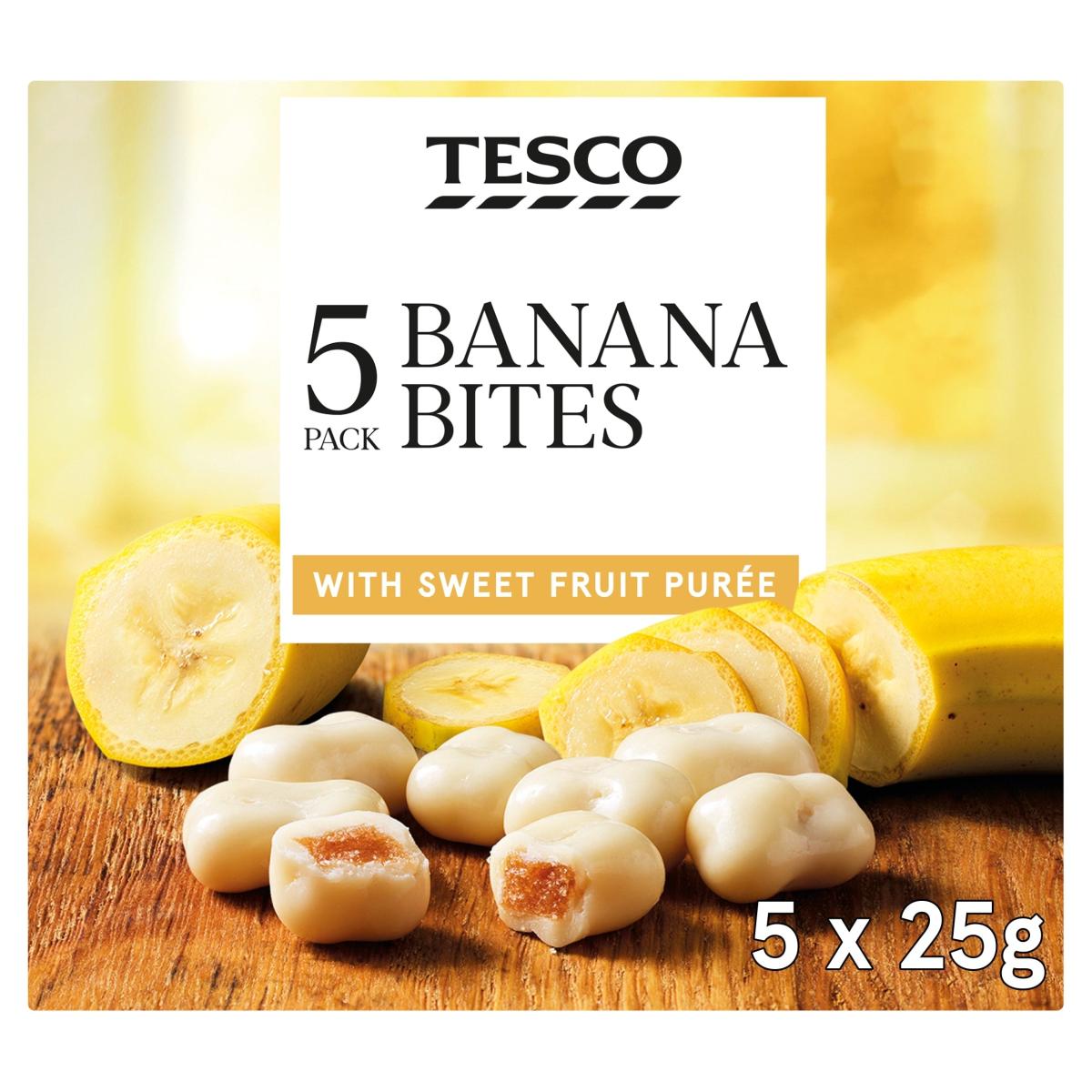 5 Banana Bites With A Yogurt Coating